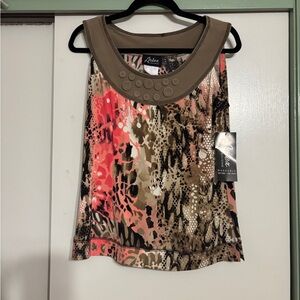 Artex Women's Multicolor Sleeveless Top